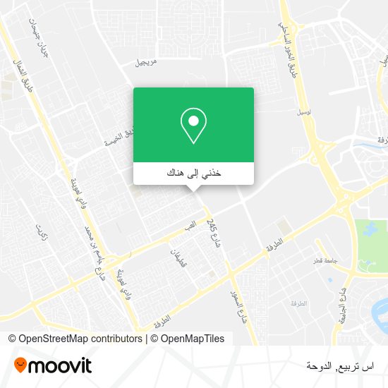 خريطة اس تربيع