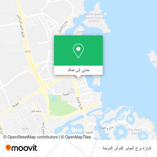 خريطة إشارة برج الجابر التوأم