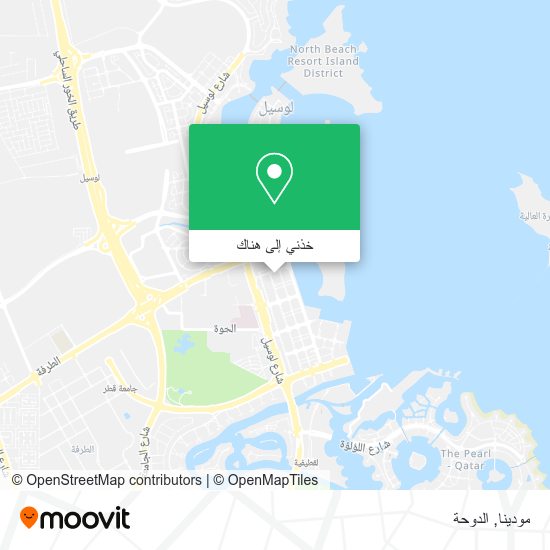 خريطة مودينا