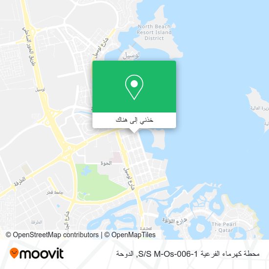 خريطة محطة كهرماء الفرعية S / S M-Os-006-1