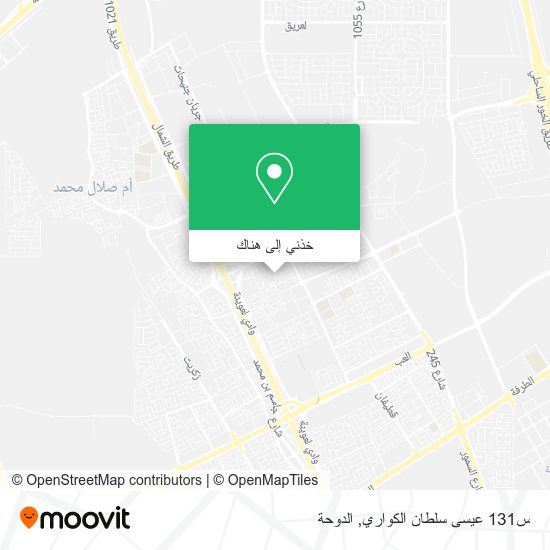 خريطة س131 عيسى سلطان الكواري
