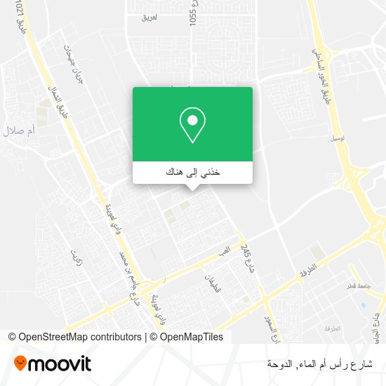 خريطة شارع رأس أم الماء