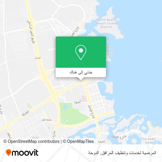 خريطة المرضية لخدمات وتنظيف المرافق