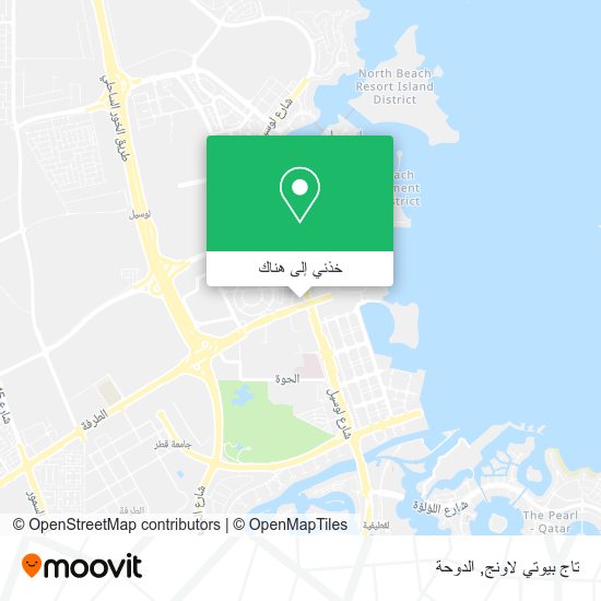 خريطة تاج بيوتي لاونج
