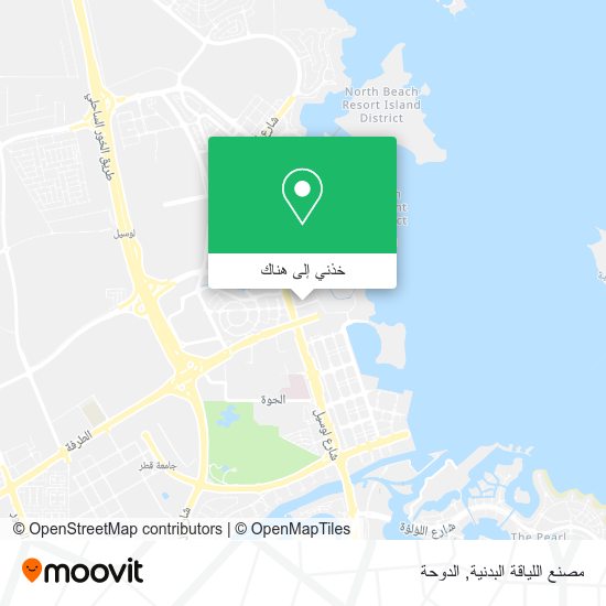 خريطة مصنع اللياقة البدنية