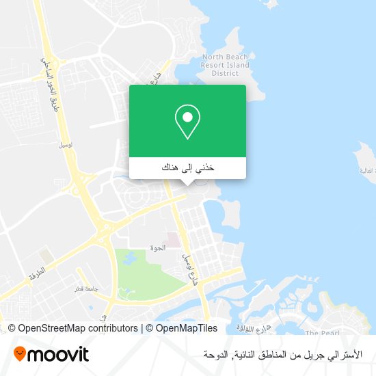 خريطة الأسترالي جريل من المناطق النائية