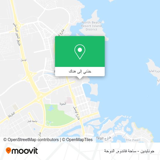خريطة جونايدين - ساحة فاندوم