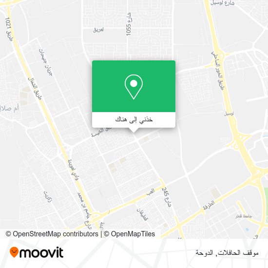 خريطة موقف الحافلات