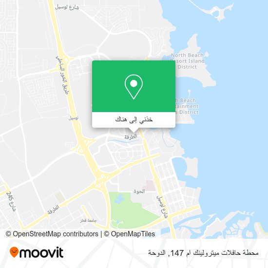 خريطة محطة حافلات ميترولينك ام 147