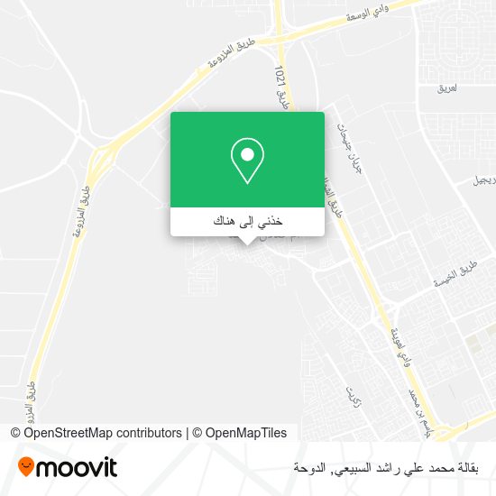 خريطة بقالة محمد علي راشد السبيعي