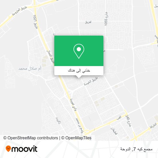 خريطة مجمع كيه 7