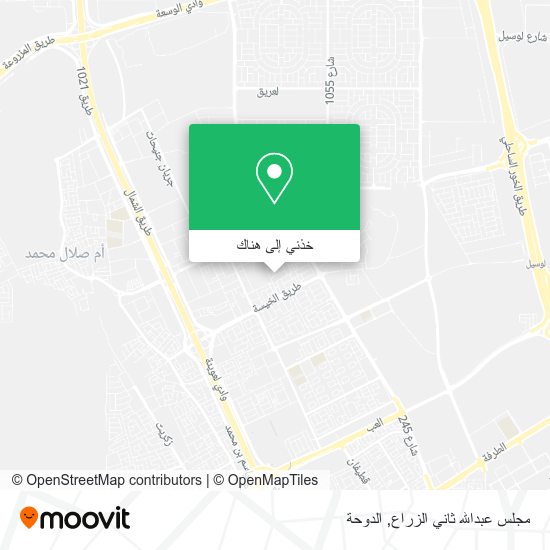 خريطة مجلس عبدالله ثاني الزراع
