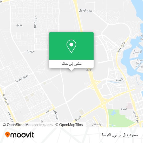 خريطة مستودع ال آر تي