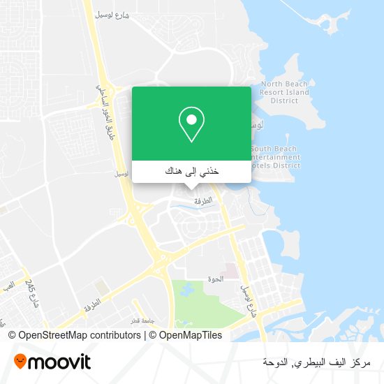 خريطة مركز اليف البيطري