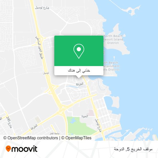 خريطة موقف الخريج 5