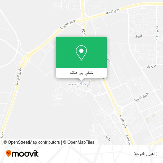 خريطة زاهين