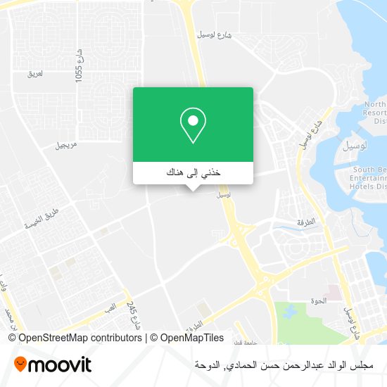 خريطة مجلس الوالد عبدالرحمن حسن الحمادي