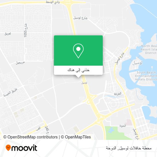 خريطة محطة حافلات لوسيل