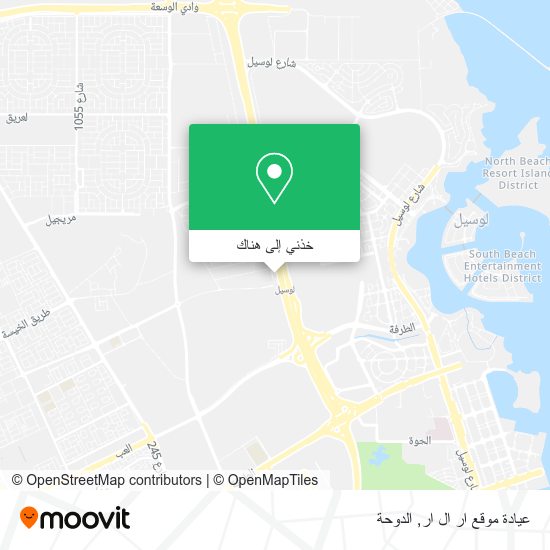 خريطة عيادة موقع ار ال ار