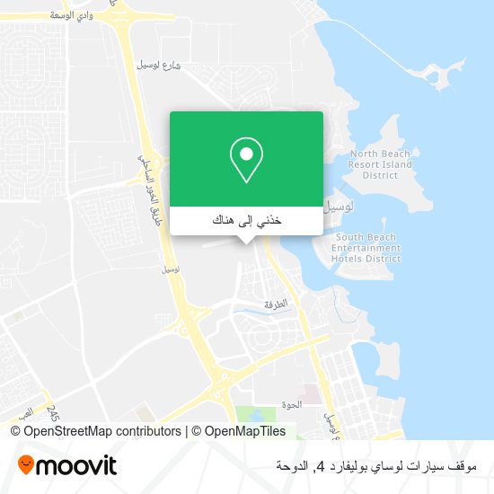 خريطة موقف سيارات لوساي بوليفارد 4