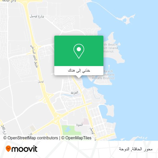 خريطة محور الحافلة