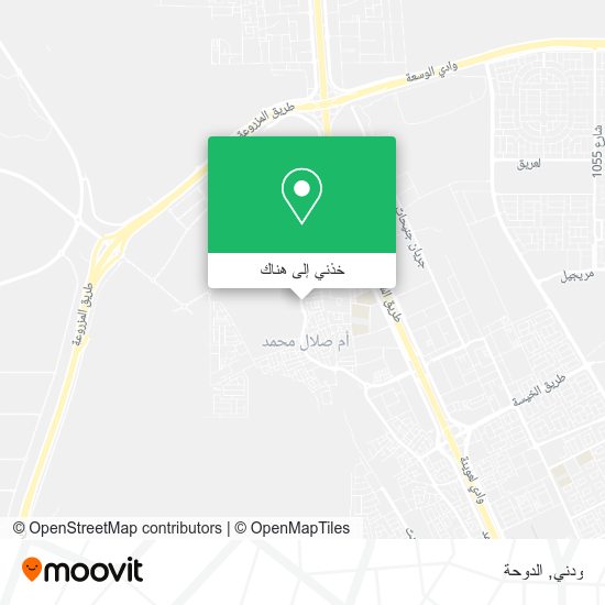 خريطة ودني