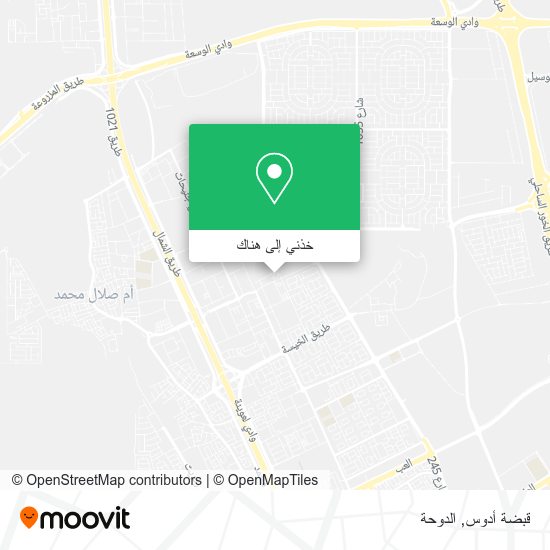 خريطة قبضة أدوس