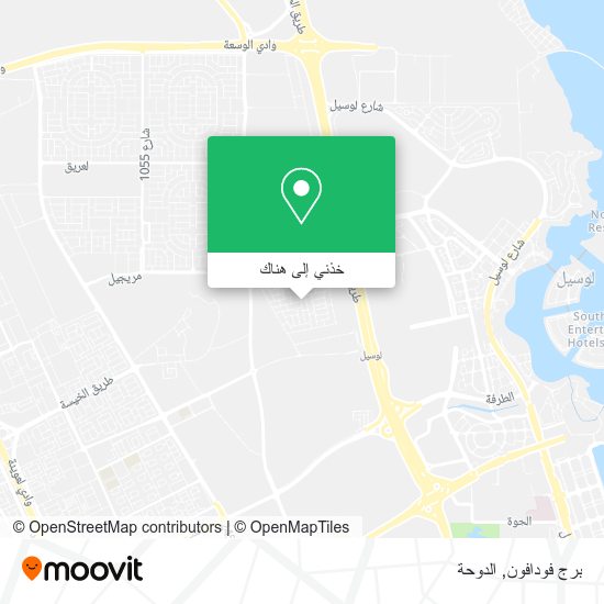 خريطة برج فودافون