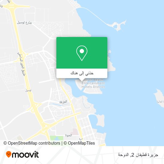 خريطة جزيرة قطيفان 2