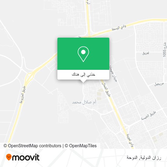 خريطة رزان الدولية