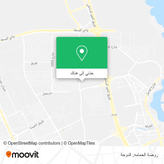 خريطة روضة الحمامه