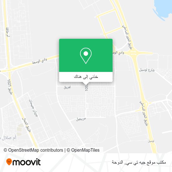 خريطة مكتب موقع جيه تي سي