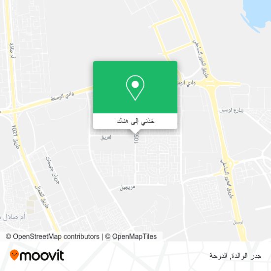 خريطة جدر الوالدة