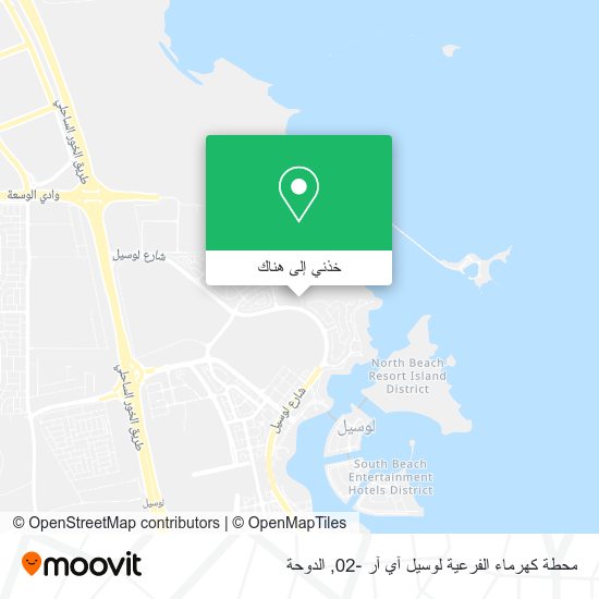 خريطة محطة كهرماء الفرعية لوسيل آي آر -02