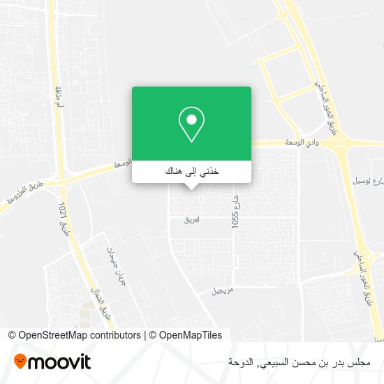 خريطة مجلس بدر بن محسن السبيعي