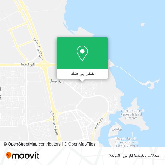 خريطة محلات وخياطة لكزس