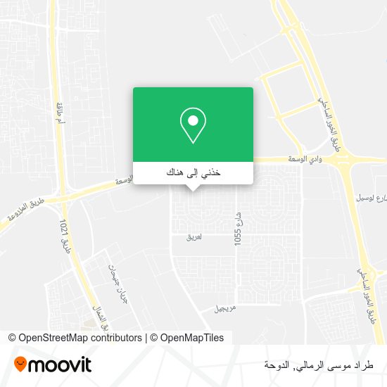 خريطة طراد موسى الرمالي