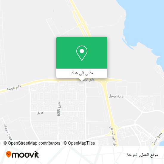 خريطة موقع العمل