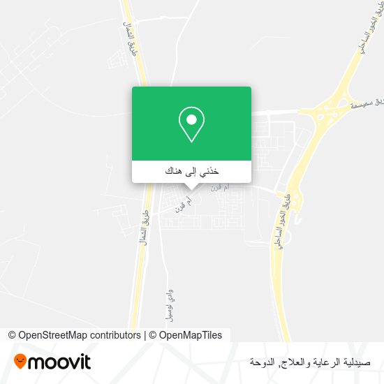 خريطة صيدلية الرعاية والعلاج