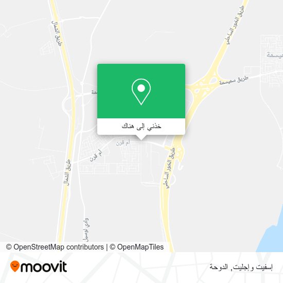 خريطة إسفيت وإجليت