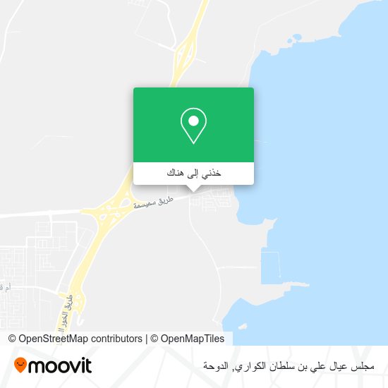 خريطة مجلس عيال علي بن سلطان الكواري