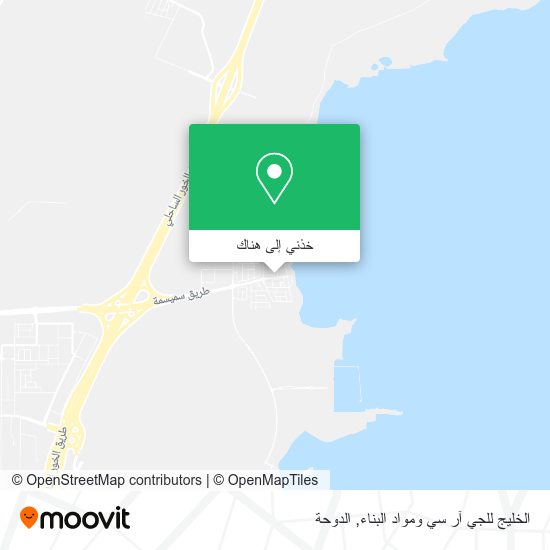 خريطة الخليج للجي آر سي ومواد البناء