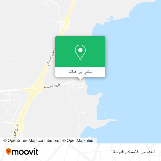 خريطة الناعوض للاسماك