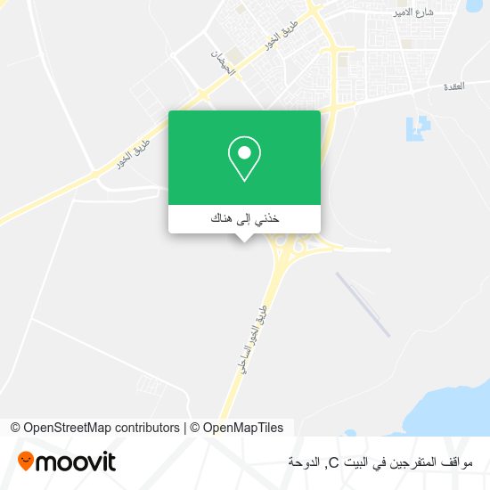 خريطة مواقف المتفرجين في البيت C