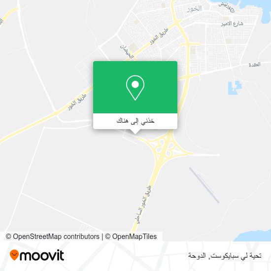 خريطة تحية لي سبايكوست