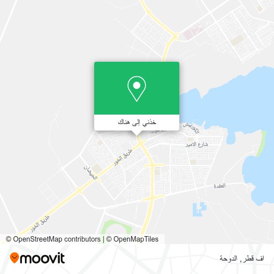 خريطة اف قطر
