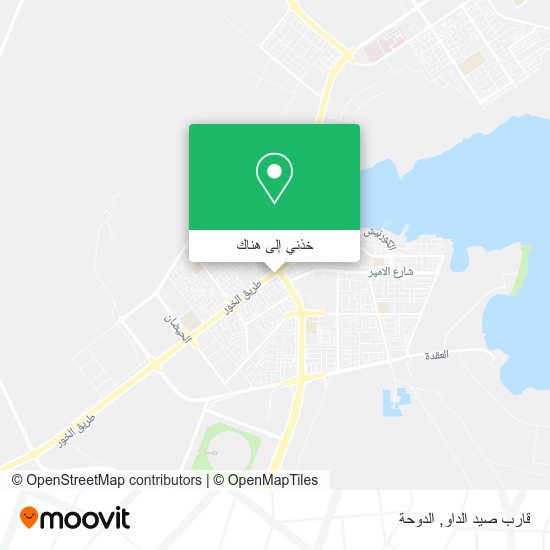 خريطة قارب صيد الداو