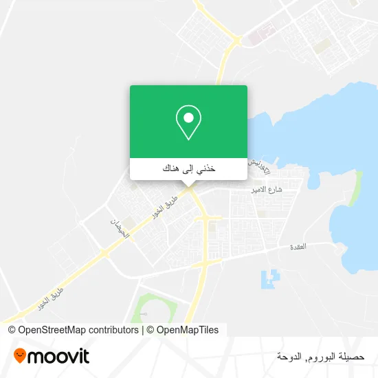 خريطة حصيلة البوروم