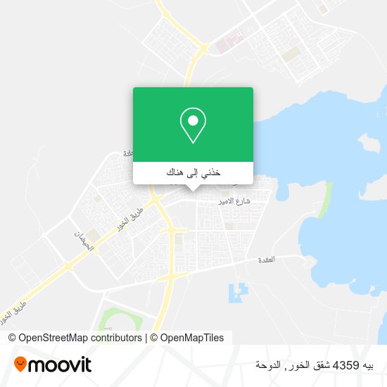 خريطة بيه 4359 شقق الخور