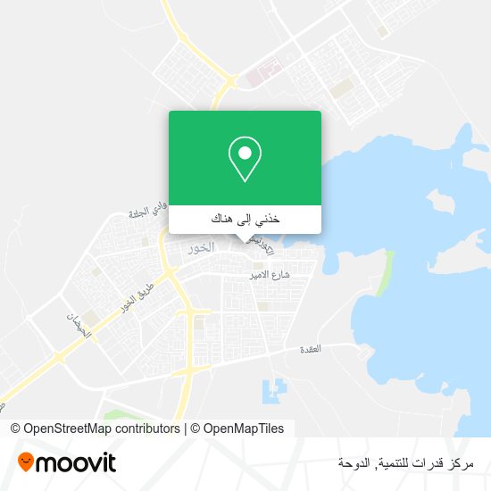 خريطة مركز قدرات للتنمية
